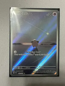 Pokemon Cleffa 202/197 SV03: Obsidian Flames Illustration Rare Holo - Image 5