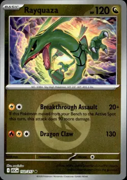 Rayquaza (Energy Symbol Pattern) 153/217 Ascended Heroes Pokemon Reverse Holo NM - Image 1