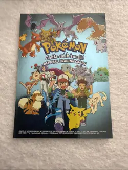 Pokemon Topps Movie Animation Edition Blue Logo Checklist NM Rare Vintage Collec - Image 1