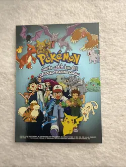 Pokemon Topps Movie Animation Edition Blue Logo Checklist NM Rare Vintage Collec - Image 2
