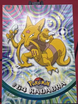 Kadabra #64 1999 Topps Pokemon TV Animation Edition Series 1 Red Logo LP - Image 3