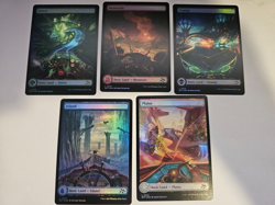 MTG - Full ART Land Set FOIL - Aetherdrift - Image 1