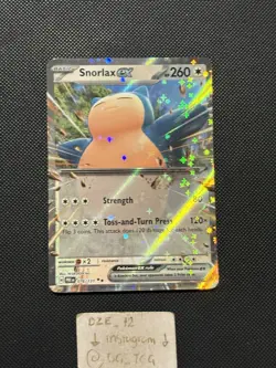 Pokemon Prismatic Evolutions - Snorlax Ex - 076/131 - Full Art Rare - M/NM - Image 1