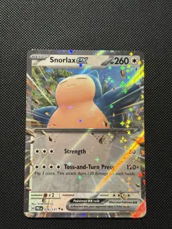 Pokemon Prismatic Evolutions - Snorlax Ex - 076/131 - Full Art Rare - M/NM - Image 2
