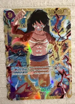 Monkey.D.Luffy Foil One Piece Card OP09-119 Emperors in the New World Rush SR - Image 1
