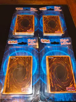 5 Yu-gi-oh Packs of 25 cards plus 1 rare card 2016 5 Sealed Packs plus 52 loose - Image 2