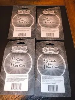 5 Yu-gi-oh Packs of 25 cards plus 1 rare card 2016 5 Sealed Packs plus 52 loose - Image 3