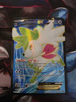 Shaymin EX 106/108 Pokemon Card XY Roaring Skies Full Art Rare Holo - Image 1