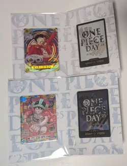 One Piece Day '24 & Day '25 Premium Card Collection - Exclusive Luffy - Sealed - Image 2