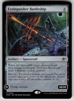 Extinguisher Battleship Rare Edge of Eternities 242 MTG Near Mint 2025 - Image 1