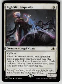 Lightstall Inquisitor Rare Edge of Eternities 24 MTG Near Mint 2025 - Image 1