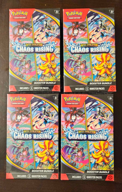 Pokemon TCG Chaos Rising Booster Bundle Lot of 4 Sealed - Image 1