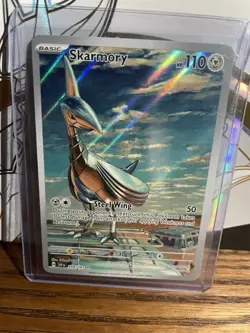 Pokemon TCG Skarmory #209/191 Surging Sparks Illustration - Image 1