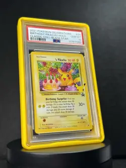 2021 POKEMON CELEBRATIONS CLASSIC COLLECTION #24 BIRTHDAY PIKACHU-HOLO PSA 10 - Image 3