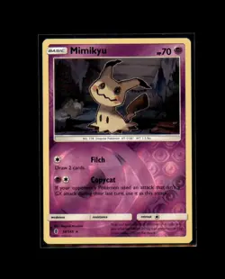 Mimikyu 58/145 Holo Holo Rare Guardians Rising Pokemon Reverse Holo - Image 1