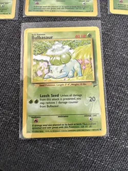 Bulbasaur 44 102 Base Set Unlimited Pokemon Lightly Played Lot X6 Plus 1 Base 2 - Image 3