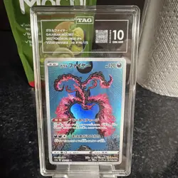 TAG 10 Galarian Moltres Japanese Art Rare Holo VSTAR Universe 190/172 - Image 1