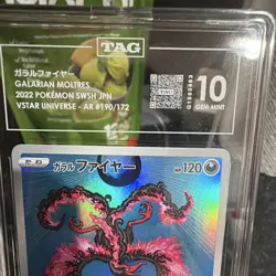 TAG 10 Galarian Moltres Japanese Art Rare Holo VSTAR Universe 190/172 - Image 2
