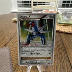 Pokemon TCG Dialga LV.X DP37 Diamond and Pearl Holo Promo Level Up 110HP EN - Image 1