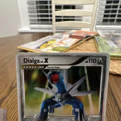 Pokemon TCG Dialga LV.X DP37 Diamond and Pearl Holo Promo Level Up 110HP EN - Image 2