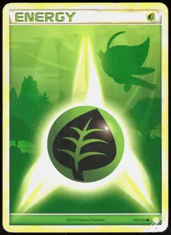 HeartGold & SoulSilver Grass Energy 115/123 Common Pokemon DMG - Image 1