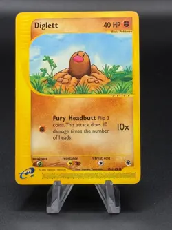 Diglett 106/165 Common Expedition Base Set Pokemon Lightly Played - Image 1