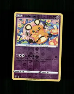 Dedenne 078/189 Uncommon Darkness Ablaze Pokemon Reverse Holo Near Mint - Image 1