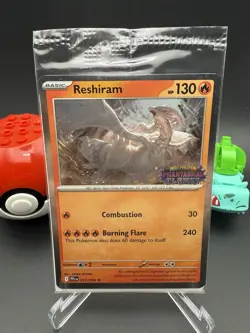 Reshiram 017/094 Phantasmal Flames Stamped Promo SEALED Pokemon - Image 1