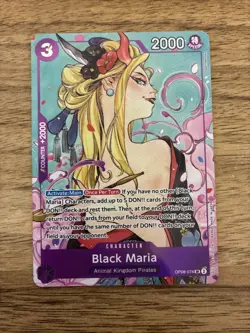One Piece TCG Black Maria Illustration Box Vol. 2 OP08-074 - Image 1