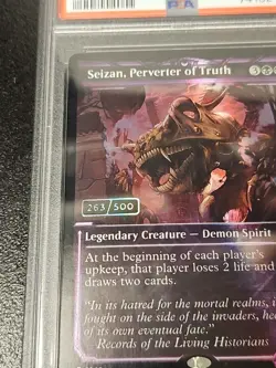 Magic MTG - Seizan, Perverter Of Truth MUL #145 Serial 263/500 PSA 10 Multiverse - Image 4