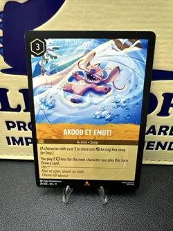 Disney Lorcana Winterspell Akood Et Emuti 29/204 NM Rare - Image 1