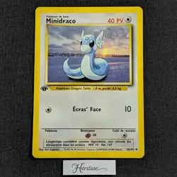 Carte Pokemon Minidraco 26/102 Edition 1 Set de Base wizards Francais VF - SDB - Image 1