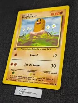 Carte Pokemon Taupiqueur 47/102 Edition 1 Set de Base wizards Francais VF - SDB - Image 3