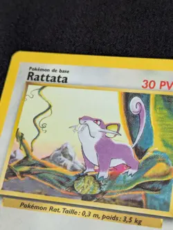 Carte Pokemon Rattata 61/102 Edition 1 Set de Base wizards Francais VF - SDB - Image 3