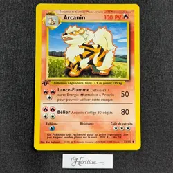Carte Pokemon Arcanin 23/102 Edition 1 Set de Base wizards Francais VF - SDB - Image 1