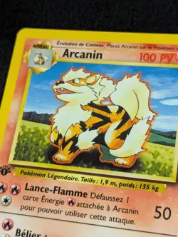 Carte Pokemon Arcanin 23/102 Edition 1 Set de Base wizards Francais VF - SDB - Image 3