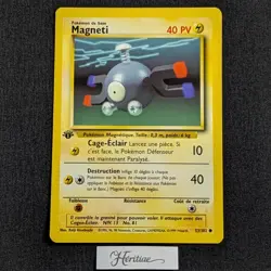 Carte Pokemon Magneti 53/102 Edition 1 Set de Base wizards Francais VF - SDB - Image 1