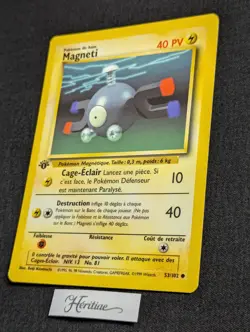 Carte Pokemon Magneti 53/102 Edition 1 Set de Base wizards Francais VF - SDB - Image 2