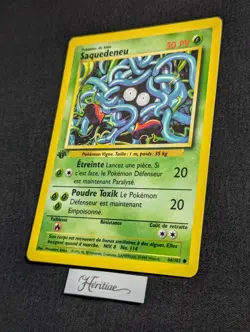 Carte Pokemon Saquedeneu 66/102 Edition 1 Set de Base wizards Francais VF - SDB - Image 2