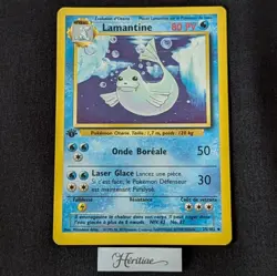 Carte Pokemon Lamantine 25/102 Edition 1 Set de Base wizards Francais VF - SDB - Image 1