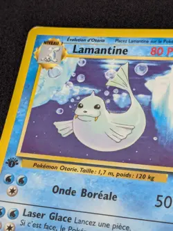 Carte Pokemon Lamantine 25/102 Edition 1 Set de Base wizards Francais VF - SDB - Image 3