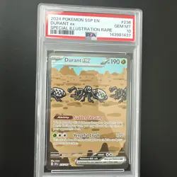 PSA 10 GEM MINT 2024 Pokemon Durant EX Surging Sparks ENG SIR #236/191 -NEW CERT - Image 1