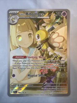 Lillie’s Ribombee - 164/159 - Journey Together - Illustration Rare - Pokemon -NM - Image 1