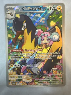Iono’s Kilowattrel - 163/159 - Journey Together - Illustration Rare - Pokemon-NM - Image 1
