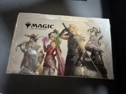 MTG Final Fantasy Play Booster Box Japanese 30 Packs Sealed Shrink Authentic New - Image 1
