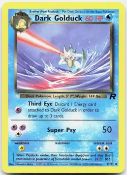 Pokemon TCG Dark Golduck Team Rocket Uncommon 37/82 Unlimited - Image 1
