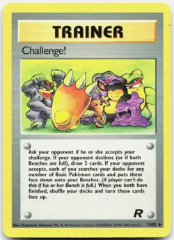 Pokemon TCG Challenge! Team Rocket Uncommon 74/82 Unlimited - Image 1