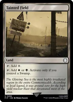 Tainted Field -Foil Near Mint MTG Universes Beyond: Fallout - Image 1