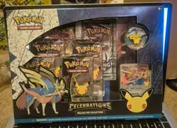 Pokemon TCG Celebrations 25th Zacian Deluxe Pin Collection Box BRAND NEW SEALED - Image 1
