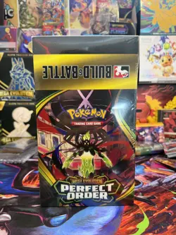 Pokemon TCG Mega Evolution Perfect Order Build and Battle Box New Sealed Case - Image 1